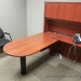 L Suite Corner Desk w/ Pedestal, OH Storage & Bullet Runoff